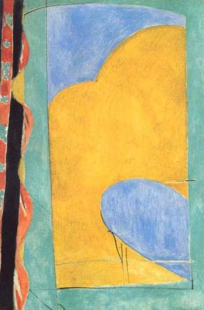 Henri Matisse The Yellow Curtain, oil painting image